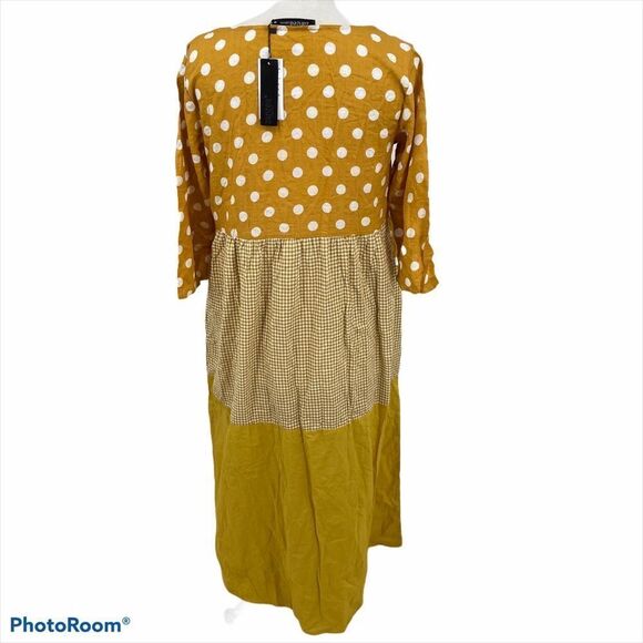 Zanzea Maxi Dress Cottage Core Prairie Maxi Medium - Picture 4 of 9